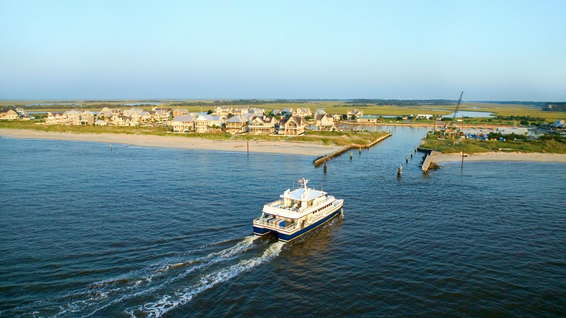 Ferry to Bald Head Island NC