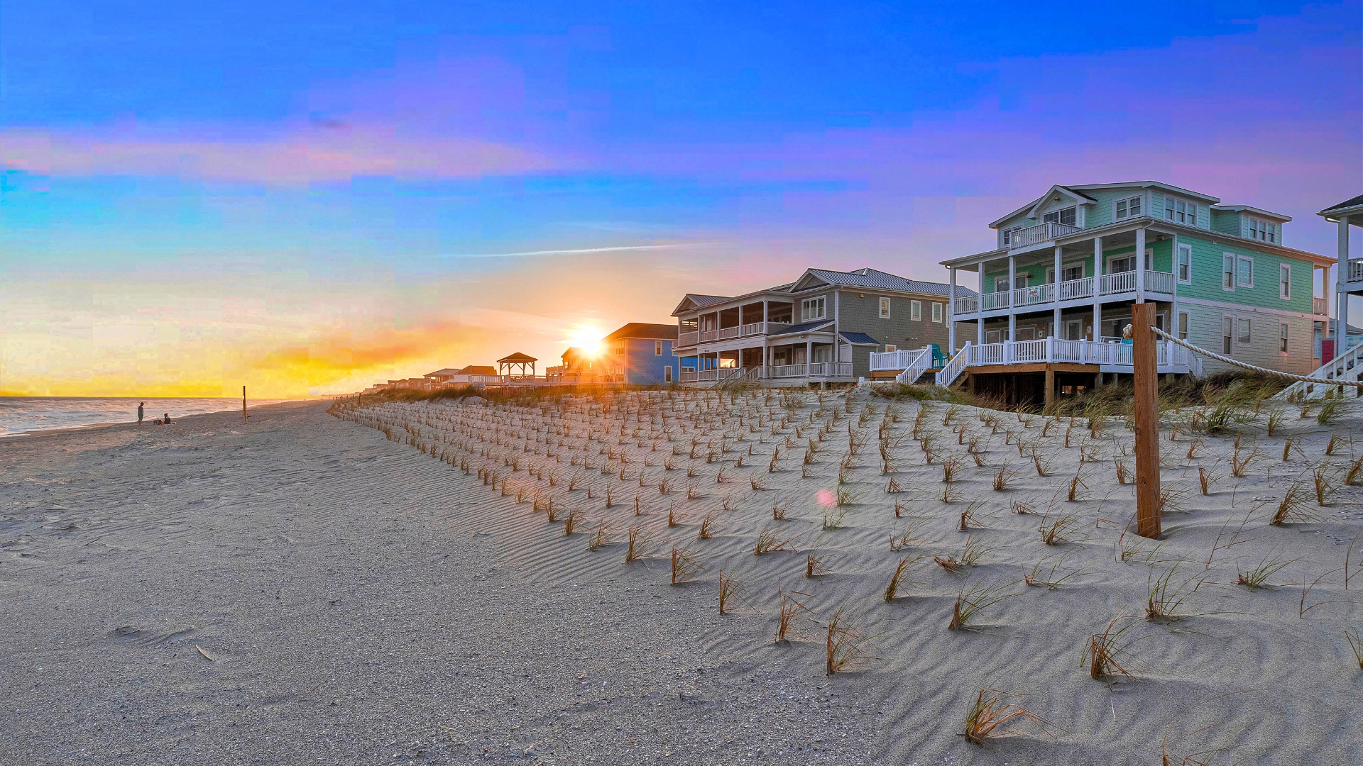 Stroll on the Beach at Sunset