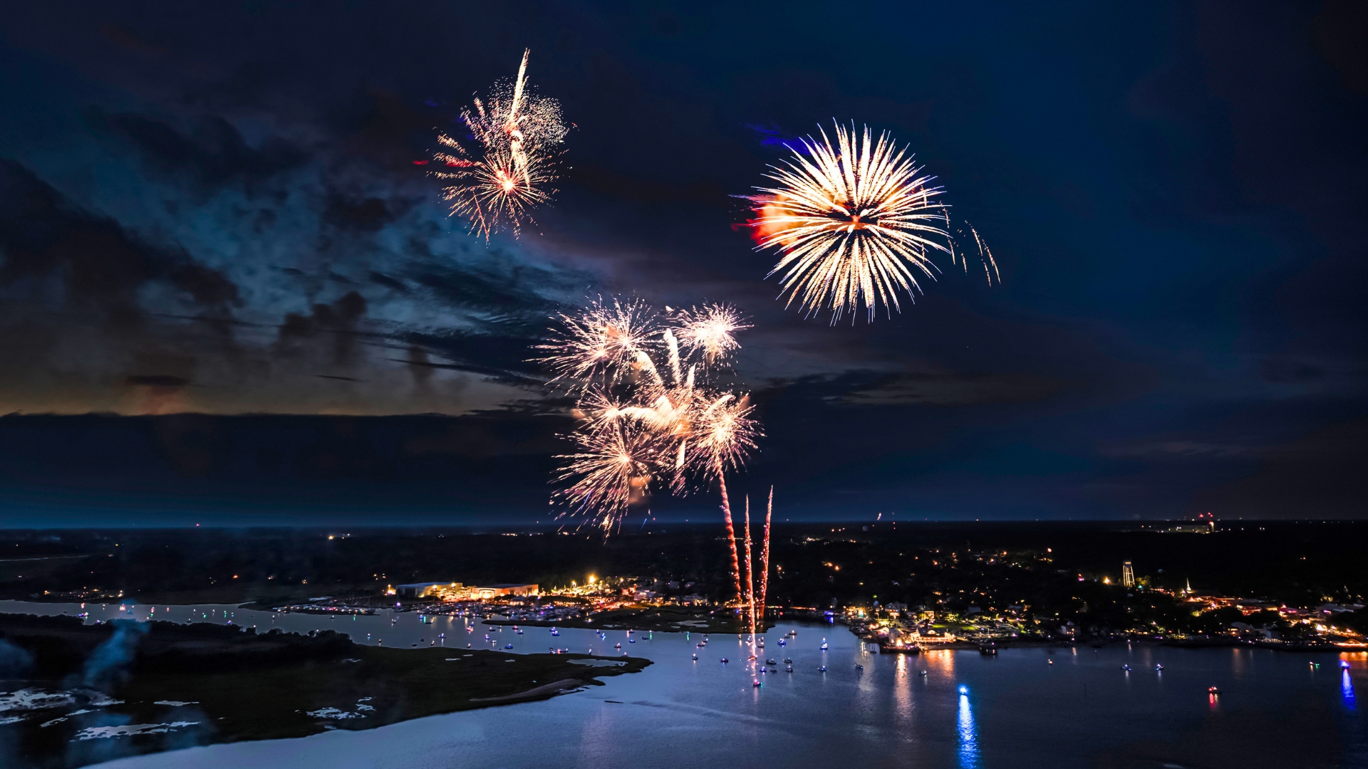 Oak Island and Southport NC Fireworks